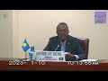 Palau National Congress, The Senate | 1st Day of 9th Regular Session