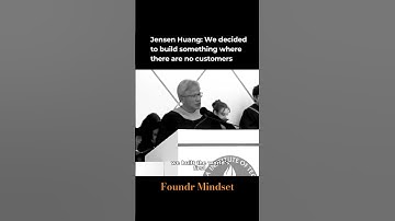 Jensen Huang’s Bold Mindset: How Nvidia Became a Giant | #FoundrMindset #Success