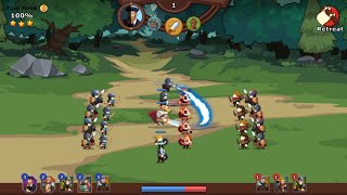 Knights and Glory - Tactical Battle Simulator Gameplay screenshot 1