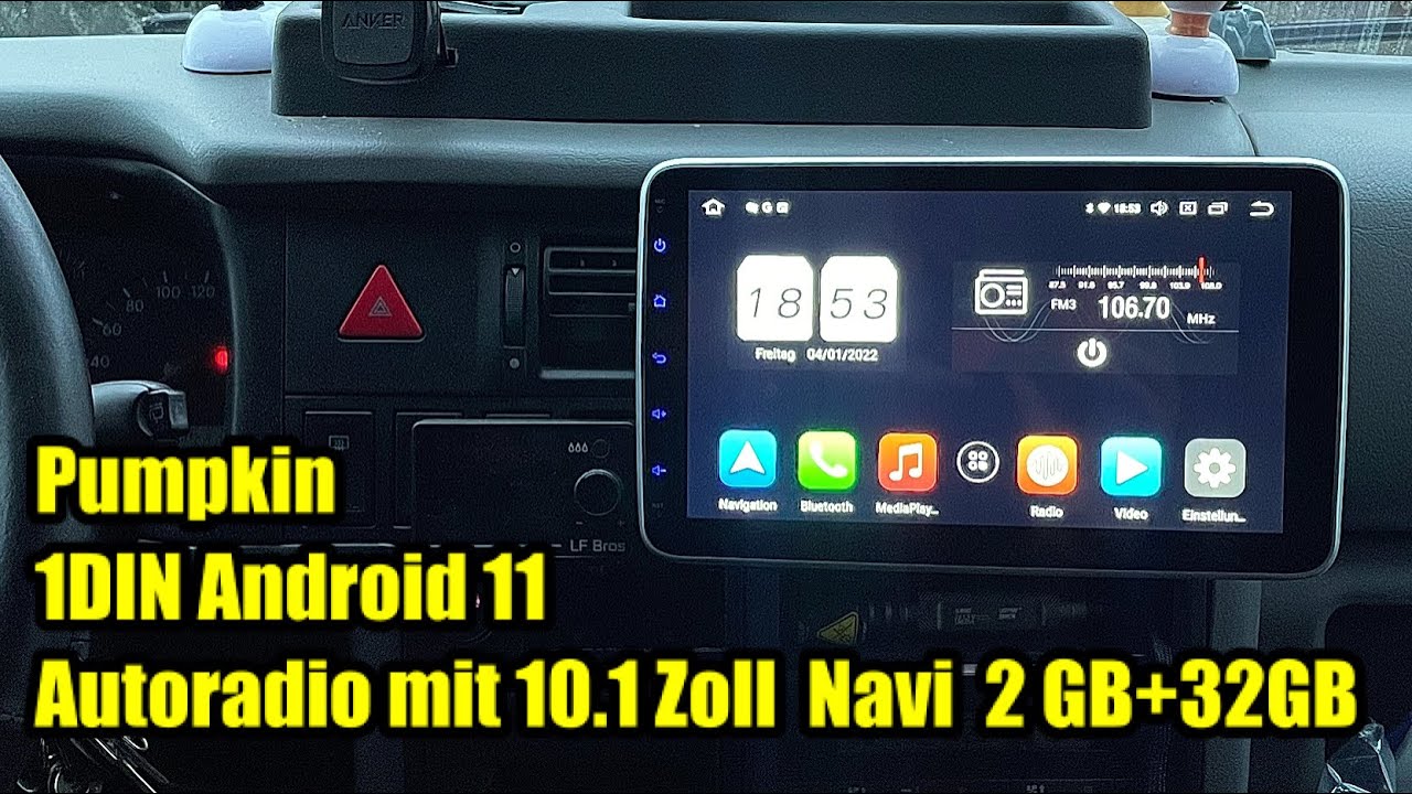 Hikity Android 13 Autoradio 1 Din mit Touchscreen Navi, 7 Zoll Autoradio  Bluetooth mit Bildschirm FM RDS Radio WiFi USB SWC Mirror Link Auto Radio