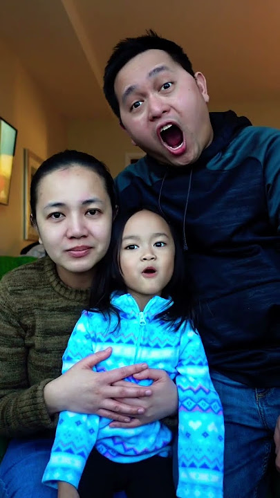 Dad Mom Daughter in funny siren effect 🤯😂 🚨