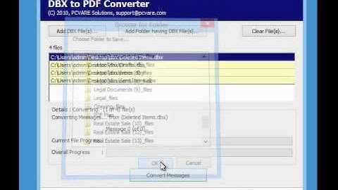 DBX to PDF Converter to convert Outlook Express files into PDF Adobe