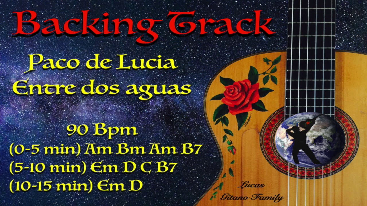 Backing Track - Entre Dos Aguas - Paco de Lucia - 90 Bpm