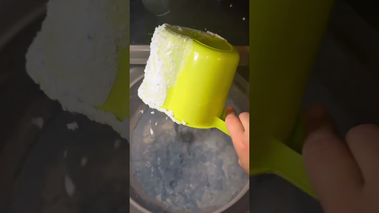 turning water into concrete with detergent