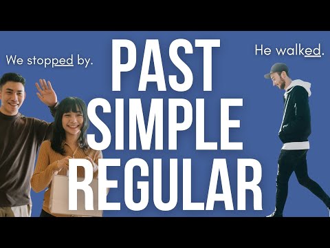 Past Simple Regular Verbs | ED Pronunciation | ESL Grammar Lesson | English Learners