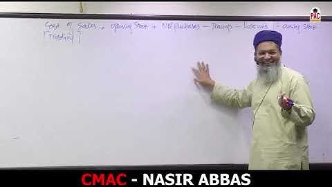 CAF 3   CMA   Lecture 10  Inventory Valuation   Sir Nasir Abbas  Spring 24