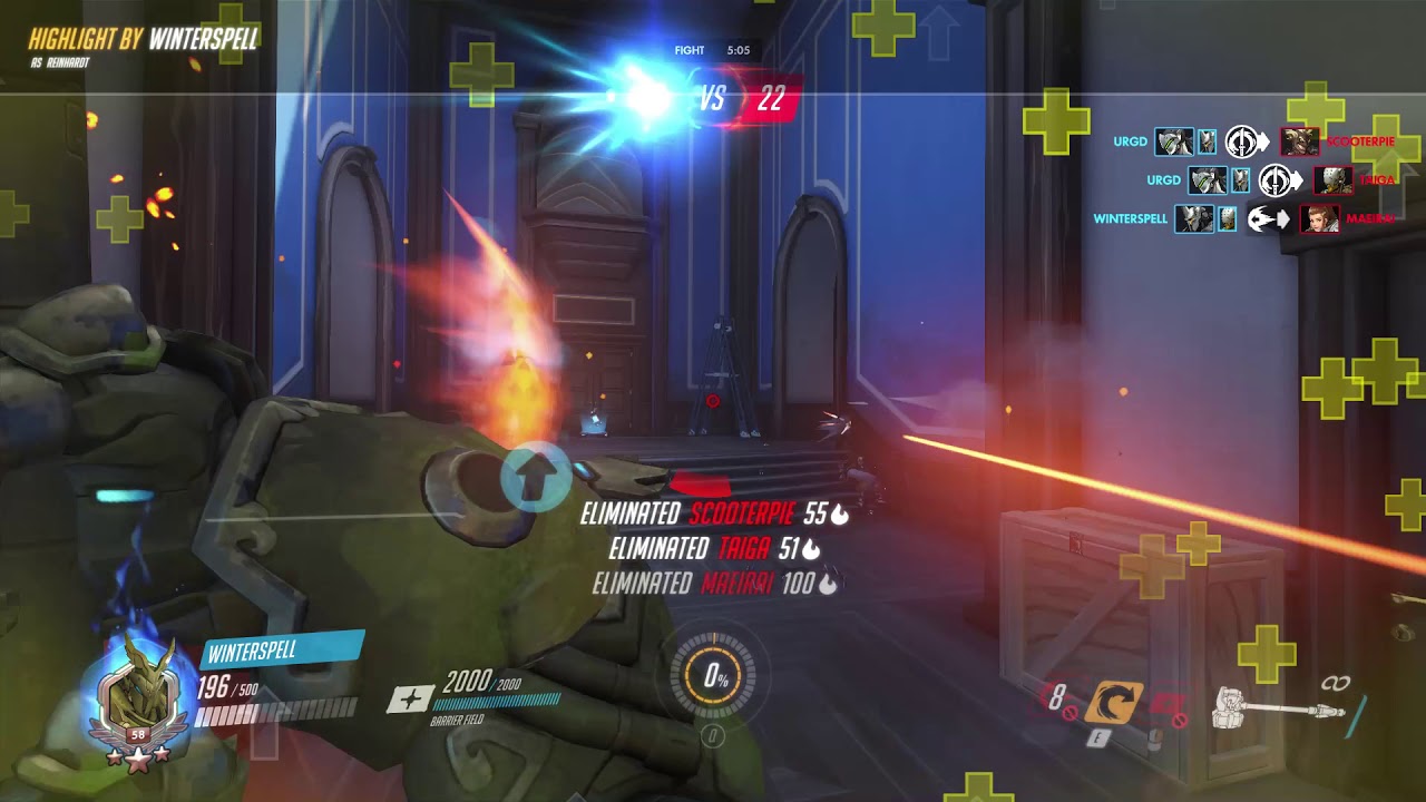 Overwatch: Reinhardt ult animation bug