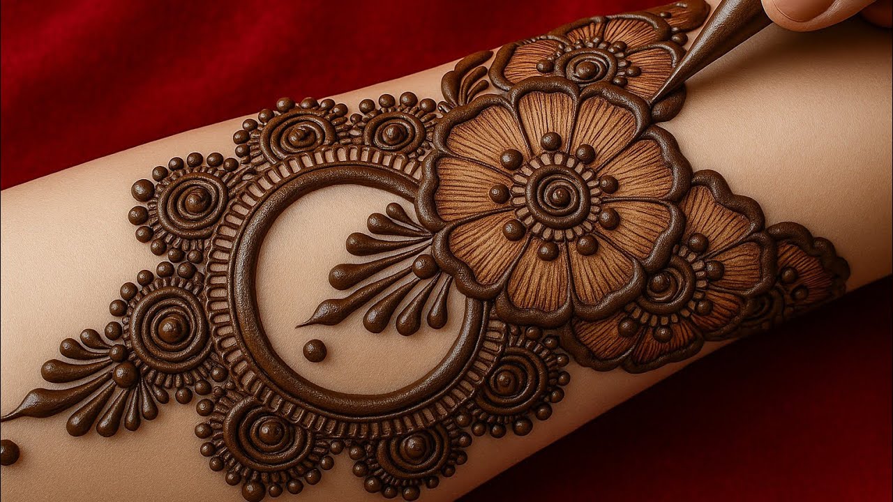 Very Easy Stylish Mehndi Design||New Arabic Mehandi Designs||Mehndi Design Simple Arabic||Mehndi 