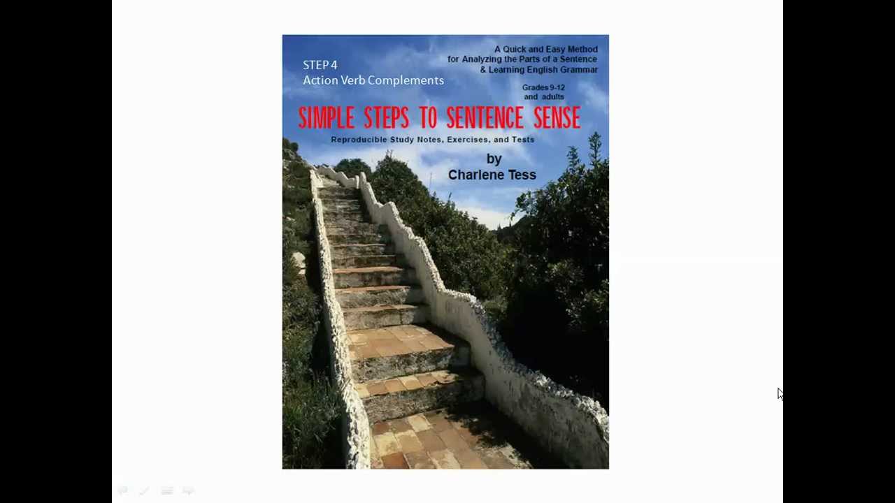 simple-steps-to-sentence-sense-step-4-part-1-action-verb-complementts-youtube