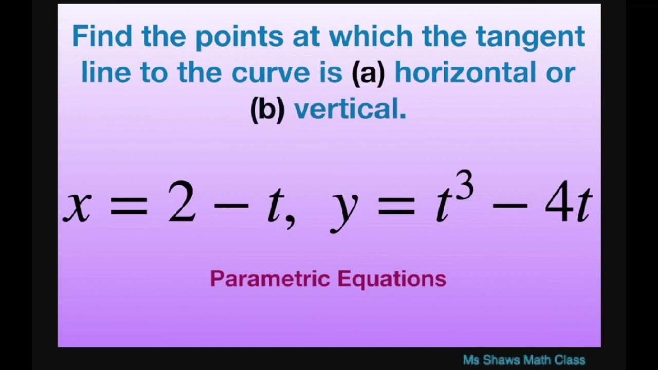 Find tangent line. Find tangent line