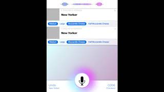 Voice UI example: Pizza ordering with voice using Speechly screenshot 4
