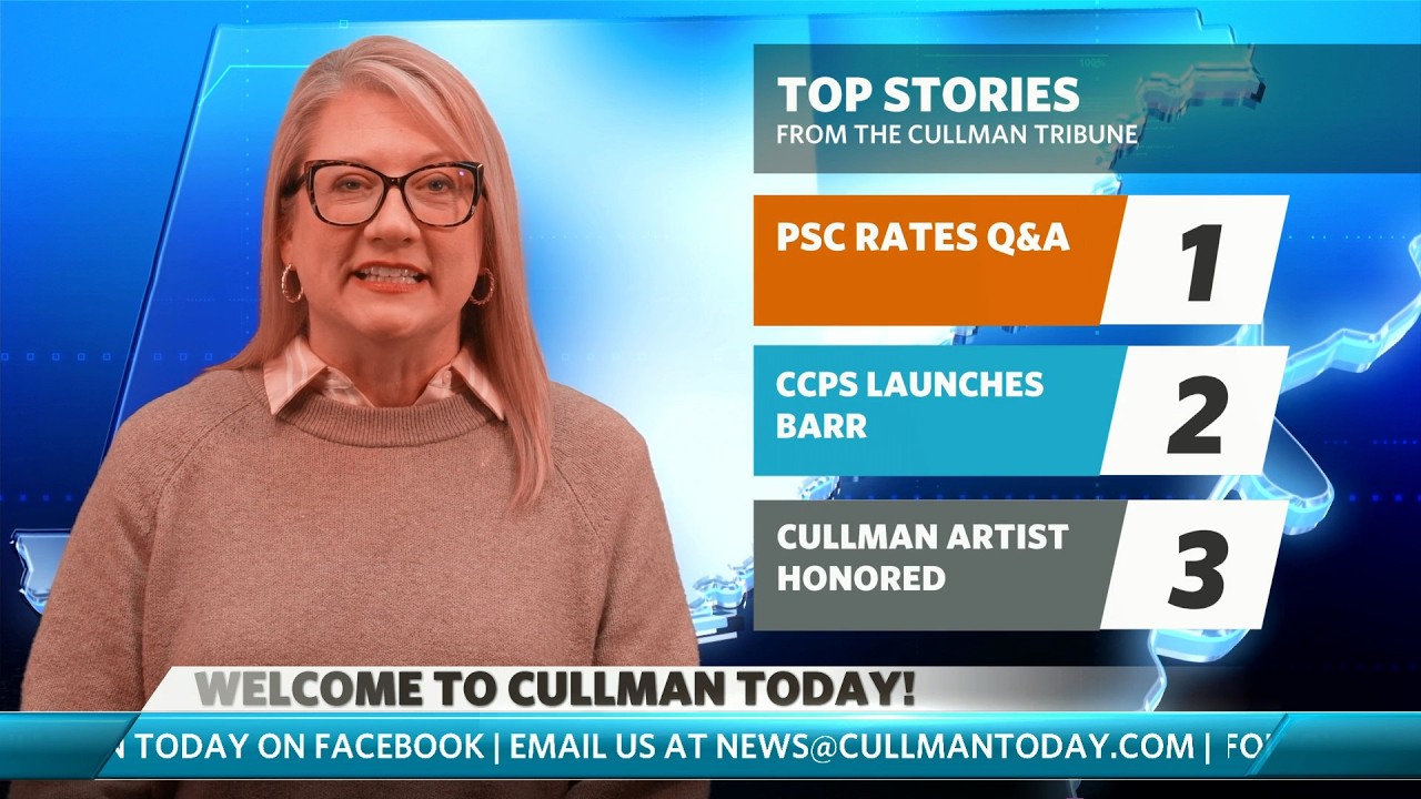 Oden talks transparency, power rates | CCPS rolls out BARR | Cullman artist honored