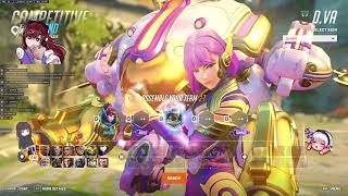 eichenwalde ! (dva vs zarya) Diamond Dva Gameplay S14