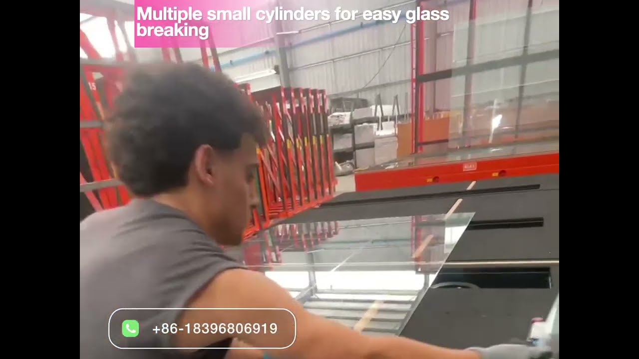 3 in 1 Monolithic Multi Function Automatic Glass Cutting Machine new set installed for client