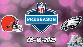 Philadelphia Eagles vs Cleveland Browns 8/16/25 NFL Pick & Prediction | NFL Preseason Week 2