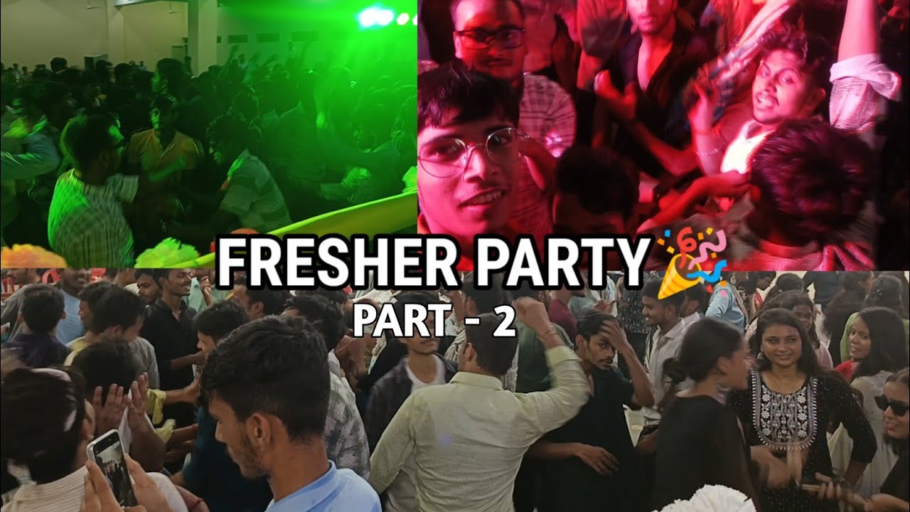 FRESHER PARTY 🎉 PART - 2 || UPTTI COLLEGE🎓 - YouTube