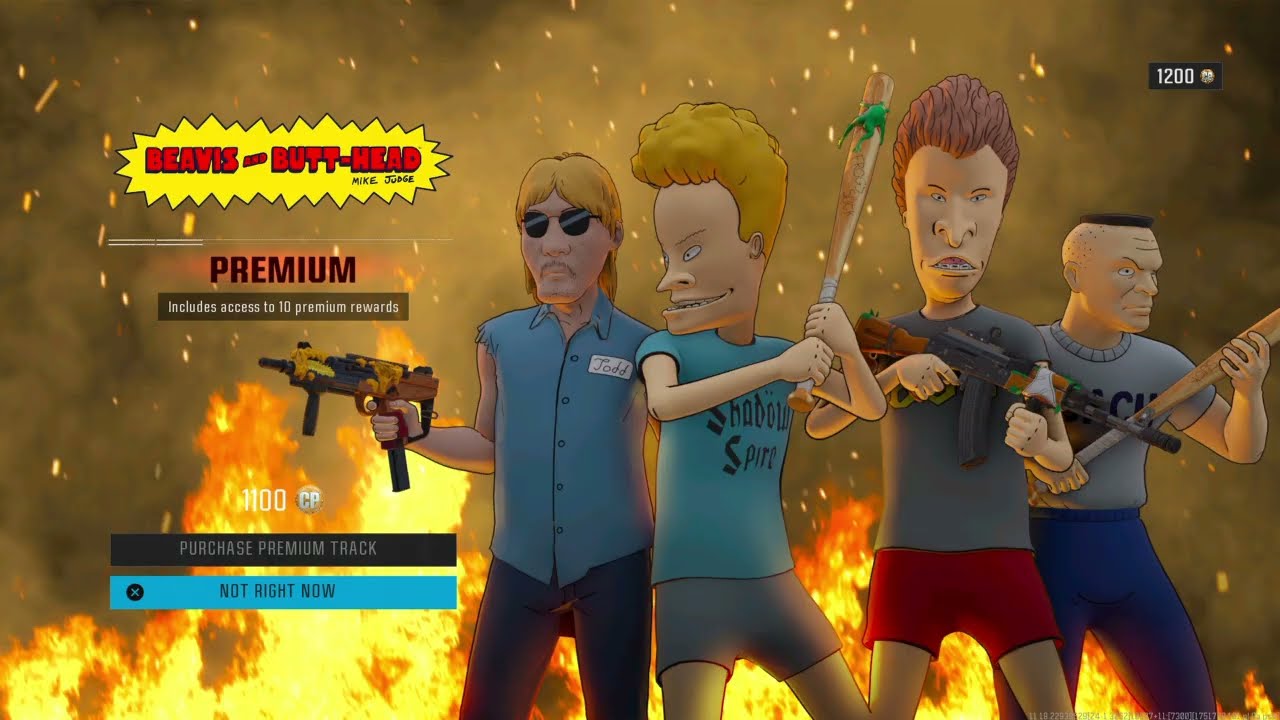 Call of Duty NEW EVENT Beavis y Butt-Head by Mike Judge 