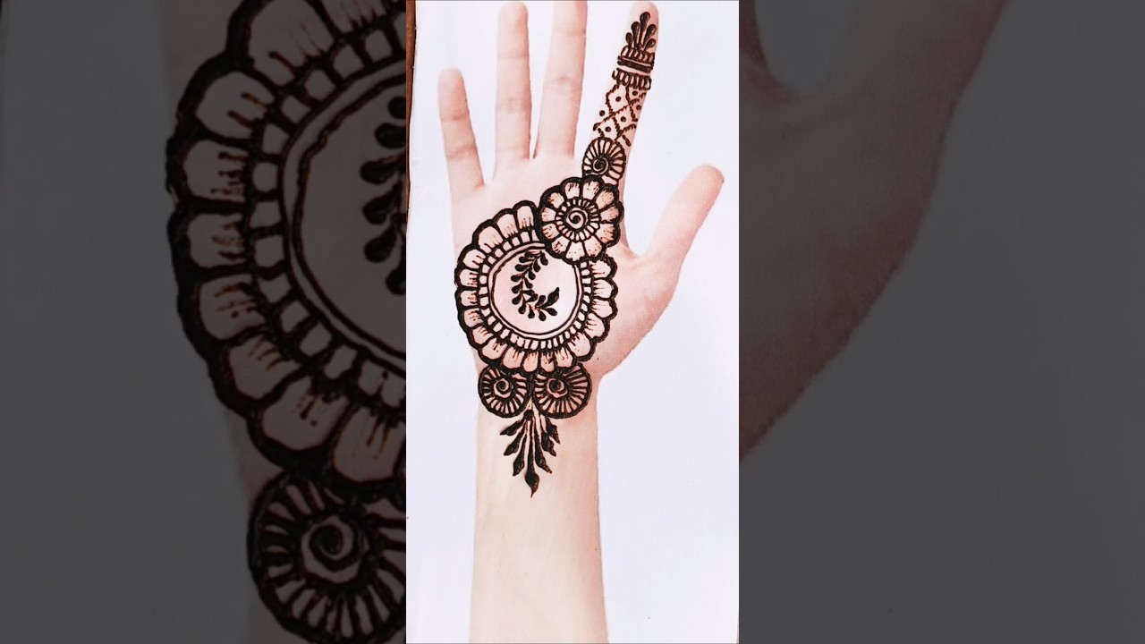 front hand stylish mehndi designs 🌿☘️🥰