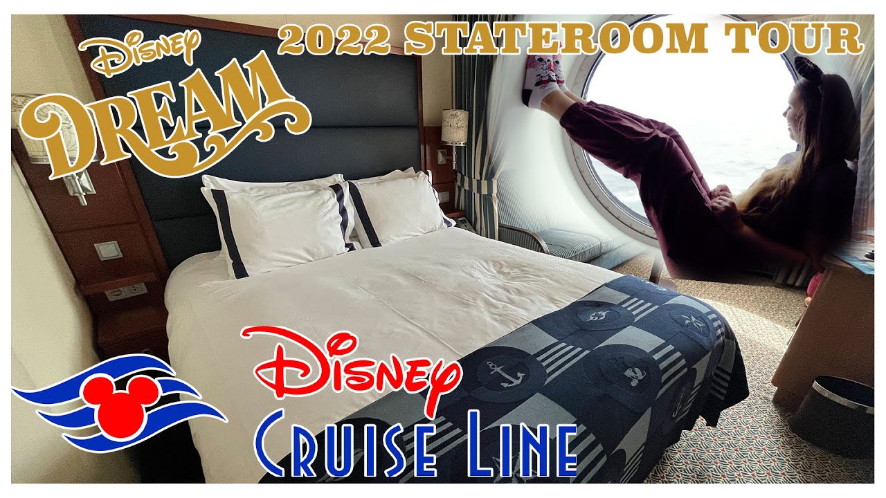 Disney Dream Oceanview Stateroom 2022 Room Tour • Disney Dream Cruise