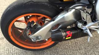 2015 CBR1000RR SP FULL AKRAPOVIC RACING CONICAL EXHAUST SOUND!!!