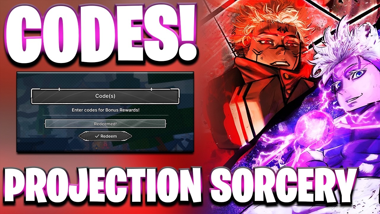 НОВИНКА! ВСЕ КОДЫ ОБНОВЛЕНИЯ «ПРОЕКЦИОННАЯ МАГИЯ» + ОБНОВЛЕНИЕ ДЛЯ JUJUTSU ZERO! КОДЫ ДЛЯ ROBLOX ...
