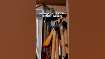 revealing my art until I reach my target audience