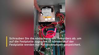 ADPRO IFTE Festplatte Tausch #honeywell #xtralis