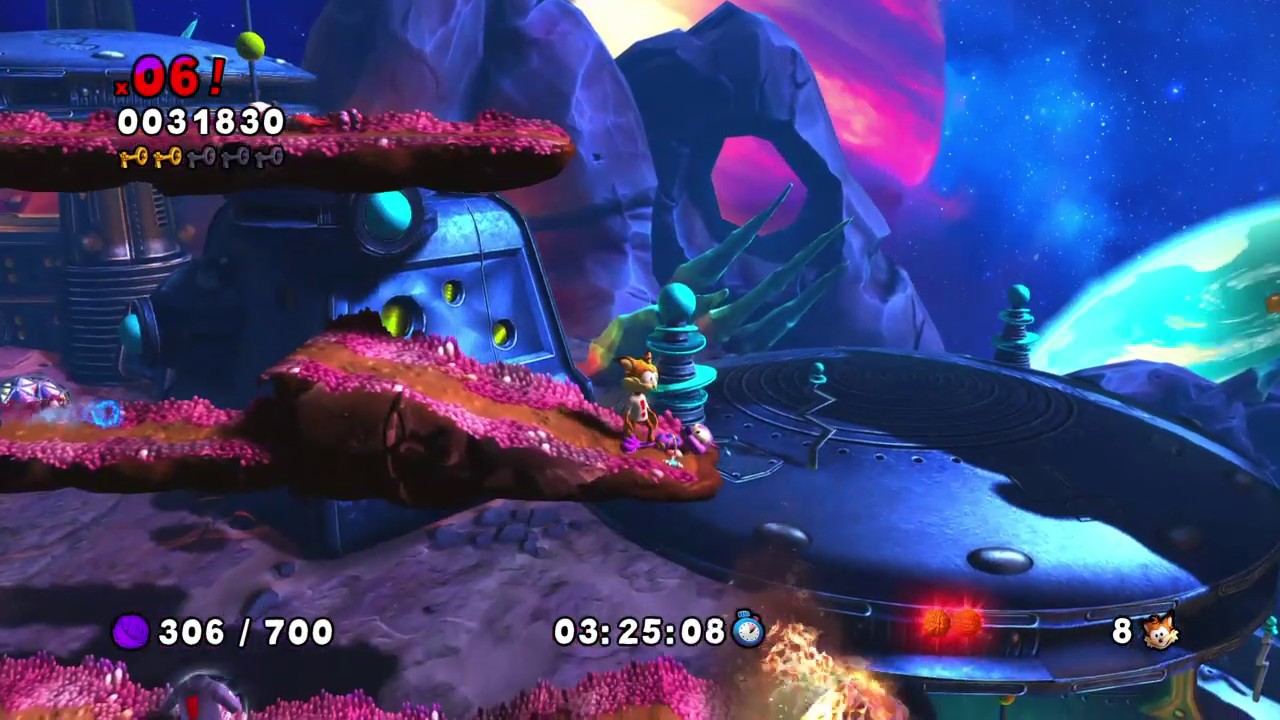 Bubsy: The Woolies Strike Back - Level 10: Clawsing Curtains