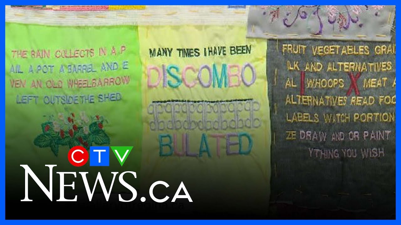 Check out the new textiles exhibit at the Art Gallery of Regina