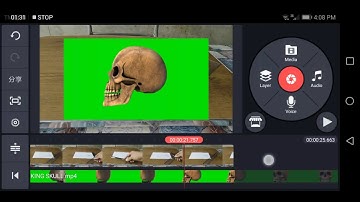 Tutorial how to use green screen chromakey  using KINEMASTER app