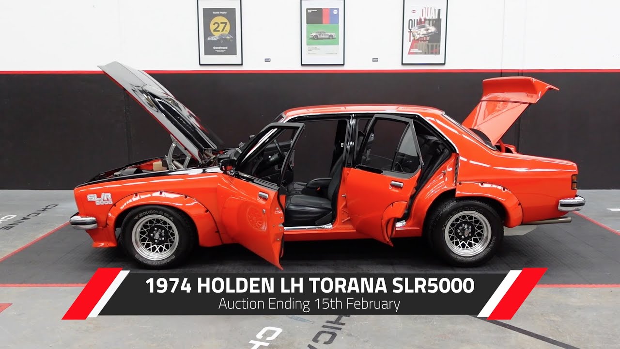 1974 HOLDEN LH TORANA SLR5000 - Chicane Auctions - YouTube