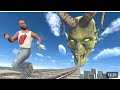 FRANKLIN FOUND GIANT LONGEST RAILWAY TRACK TO DENOM MOUTH IN INDIAN BIKE DRIVING 3D
