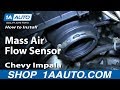 How to Replace Mass Air Flow Sensor 2006-09 Chevy Impala