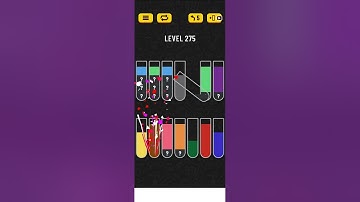 Water sort puzzle level 275
