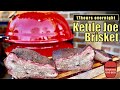 Kettle Joe Brisket!  Amazing overnight Kamado Joe Kettle Joe Texas style brisket (17hr first cook)