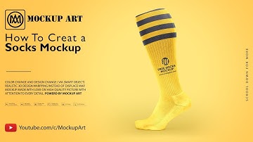 How to make a Socks Mockup | Photoshop Mockup Tutorial