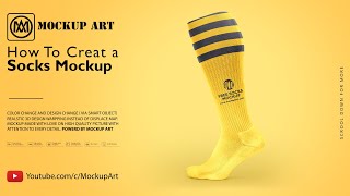 How to make a Socks Mockup | Photoshop Mockup Tutorial