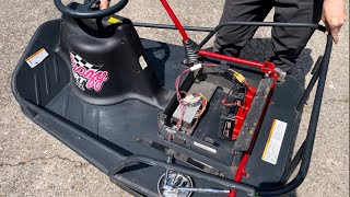 Razor Crazy Cart XL running on drill batteries (Milwaukee) - JordyBuilds