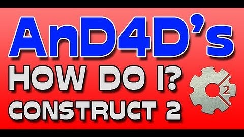 AnD4D Teaches: Construct 2 - Easy Game Maker - Simple Pong