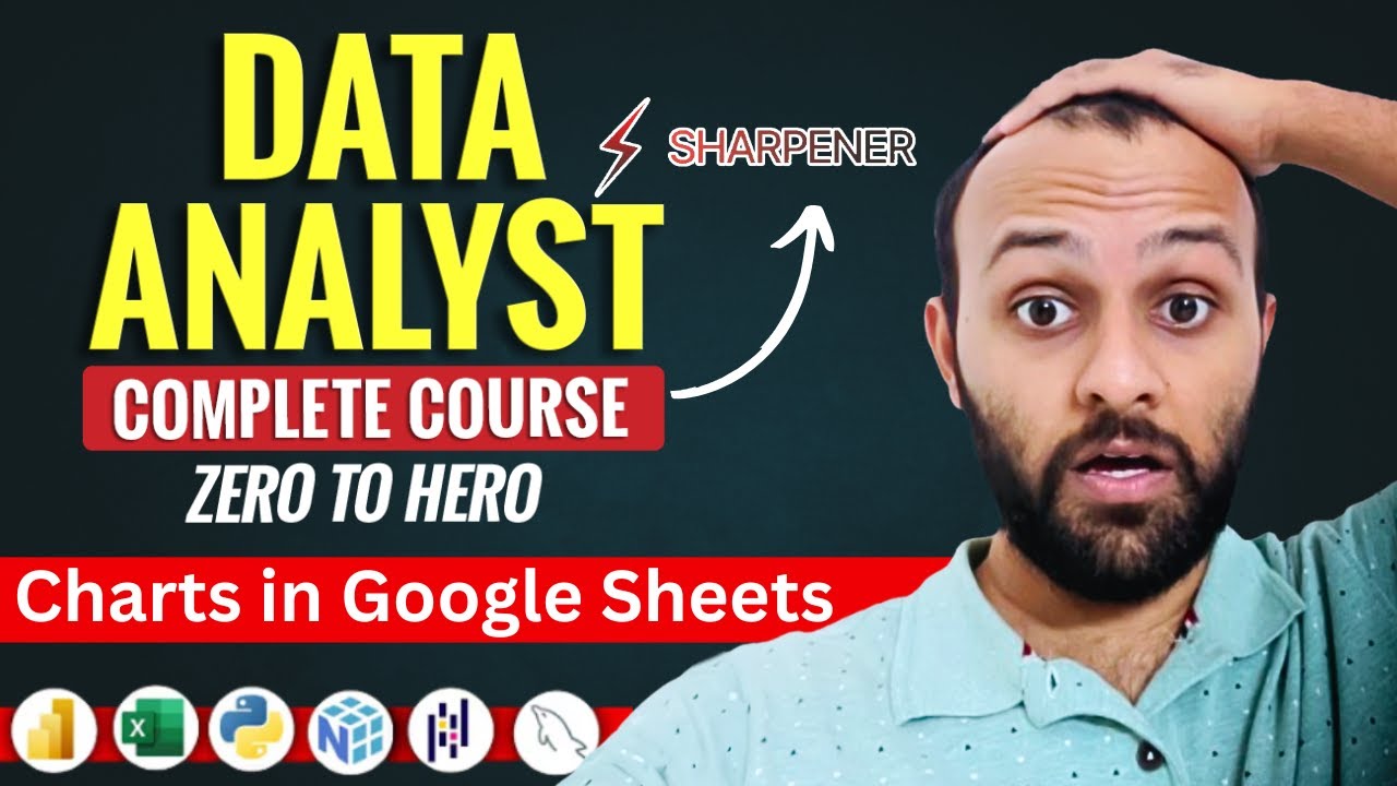 Data Analyst Tutorial #4 Charts in Google Sheets | Visualize Data Like a Pro 