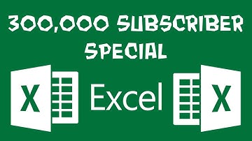 Excel - Getting Wild in the Spreadsheets - 300,000 Subscriber Special