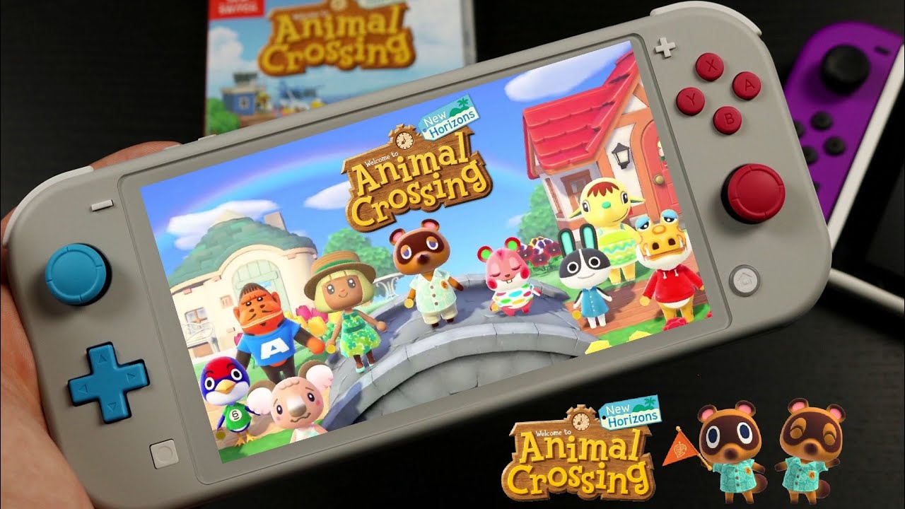 ANIMAL CROSSING NEW HORIZONS GAMEPLAY ON NINTENDO SWITCH LITE YouTube