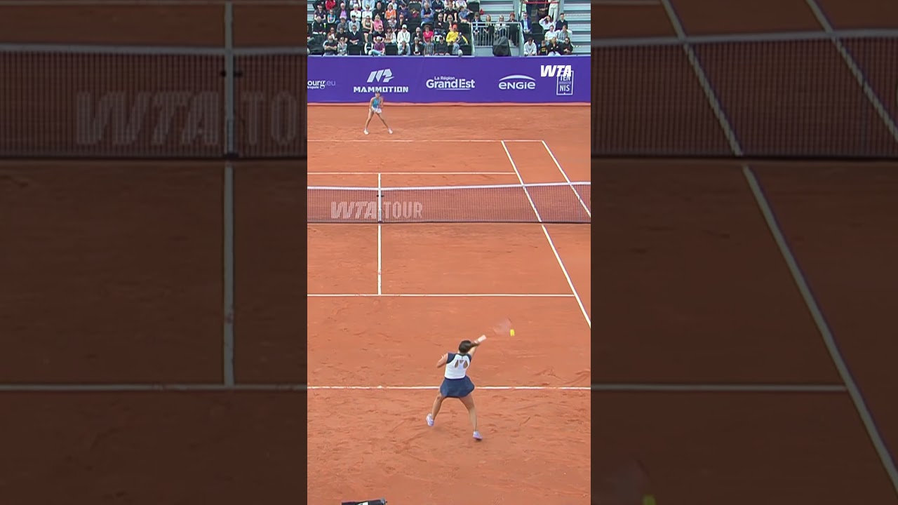 Emma Navarro sets up the drop shot to secure the break in the first set ๐ #wta #IS26 #tennis