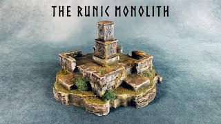 The Runic Monolith: RPG Scatter Terrain for Dungeons and Dragons Riddles Puzzles and Magic.