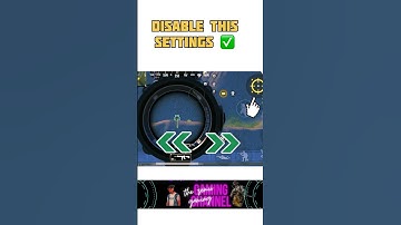 Disable this settings for your aim accuracy ✅ #bgmi #shortsvideo #shorts #shortsviral #shortsfeed