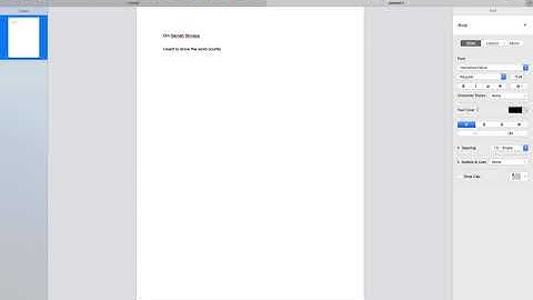 How to count words in a document on Macbook using Pages - simply explained! :)