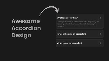 Awesome Accordion Design using HTML, CSS & JavaScript