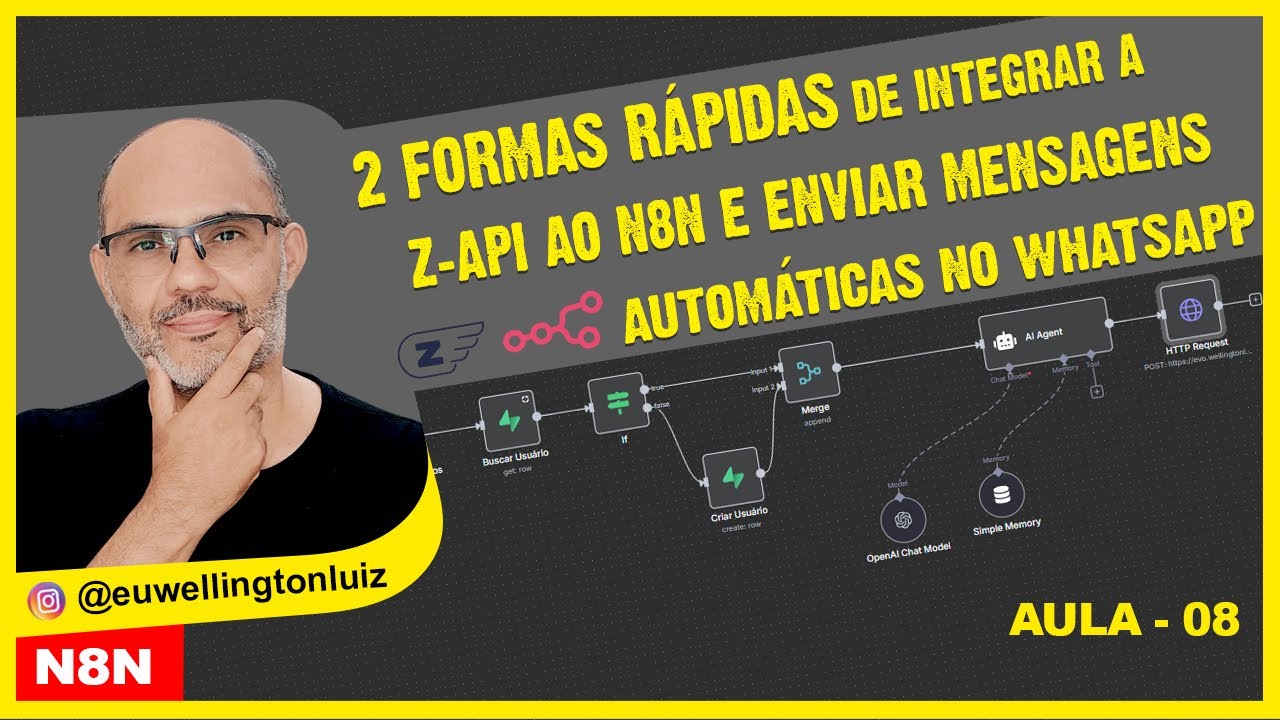 2 Formas Rápidas de Integrar Z-API ao N8N e Enviar Mensagens ...