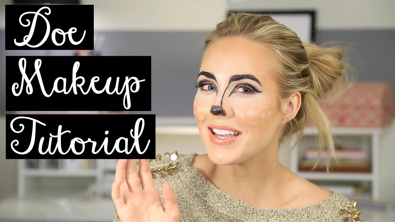 Snapchat Filter Deer Doe Halloween Makeup Tutorial YouTube