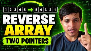 Reverse Array — Two Pointers